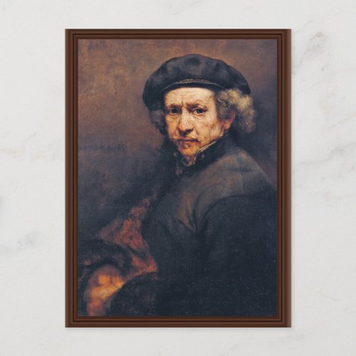 Self_Portrait By Rembrandt Best Quality Postcard