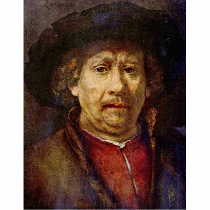 Self Portrait By Rembrandt Harmensz. Van Rijn Photo Sculptures