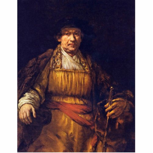 Self_Portrait By Rembrandt Harmensz Van Rijn Statuette