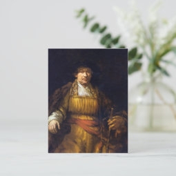 Self-Portrait By Rembrandt Harmenszoon Van Rijn Postcard | Zazzle