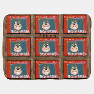 Self-portrait by the NN Squirrel Baby Blanket Name