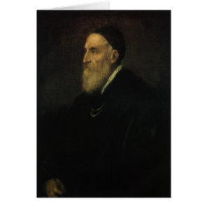 Self Portrait by Titian, Vintage Renaissance Art Cards