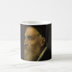 Self Portrait by Titian, Vintage Renaissance Art Coffee Mug