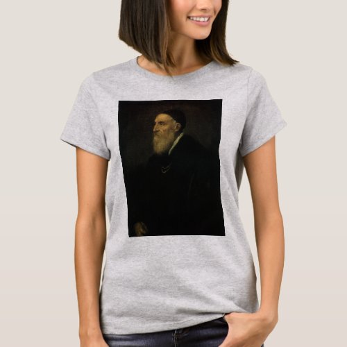 Self Portrait by Titian Vintage Renaissance Art T_Shirt