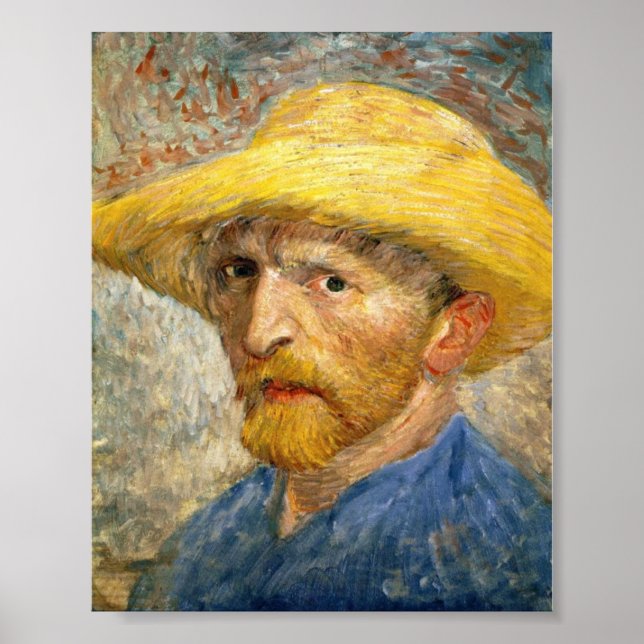 Self-Portrait by Van Gogh Poster (Front)