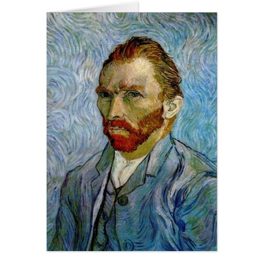 Self-Portrait by Vincent Van Gogh Cards (Front)