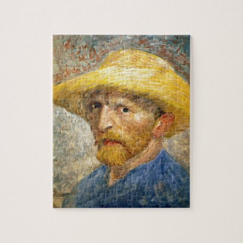 Self_Portrait by Vincent Van Gogh Jigsaw Puzzle