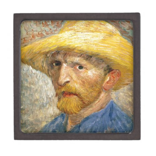 Self_Portrait by Vincent Van Gogh Keepsake Box