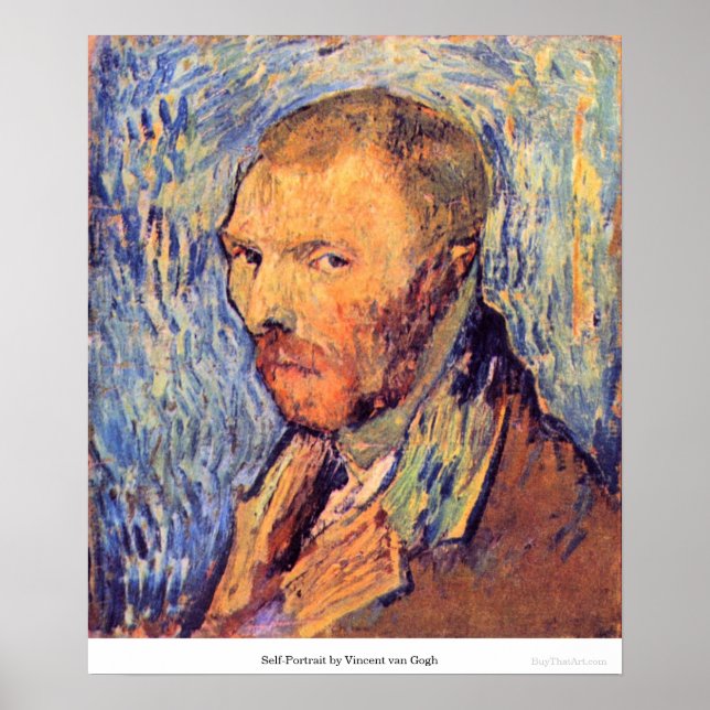 Self-Portrait by Vincent van Gogh Poster (Front)