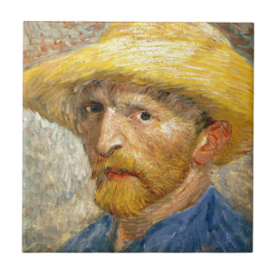 Self-Portrait by Vincent Van Gogh Tile