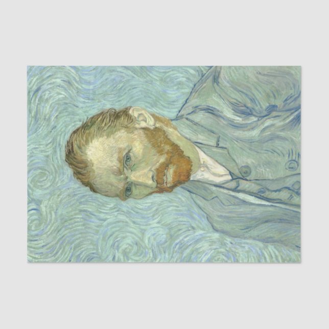 Self-Portrait by Vincent Van Gogh Tissue Paper (Front)
