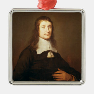 Self Portrait, c.1625 Metal Ornament