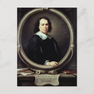 Self portrait, c.1670-73 postcard