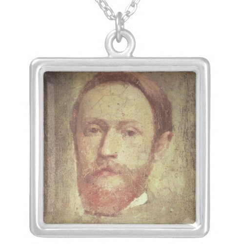 Self Portrait c1889 Silver Plated Necklace