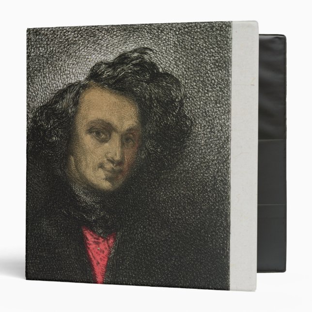 Self portrait, dressed for 'Hernani' 3 Ring Binder (Front/Inside)
