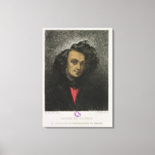 Self portrait, dressed for 'Hernani' Canvas Print