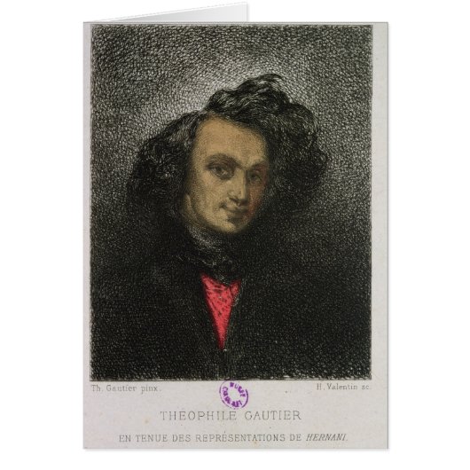 Self portrait, dressed for 'Hernani' Cards (Front)