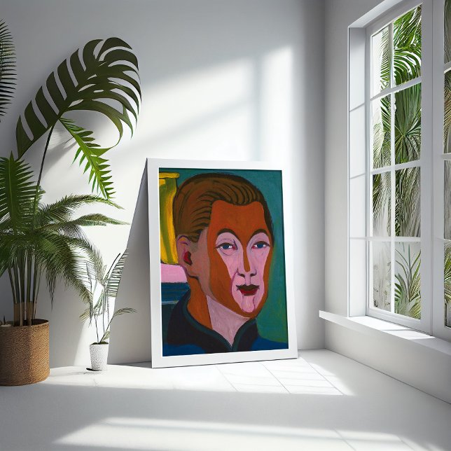 Self Portrait | Ernst Ludwig Kirchner Framed Art (Creator Uploaded)