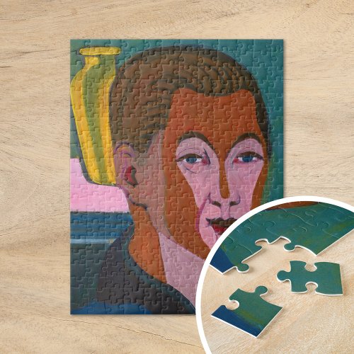 Self Portrait  Ernst Ludwig Kirchner Jigsaw Puzzle