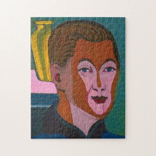 Self Portrait  Ernst Ludwig Kirchner Jigsaw Puzzle