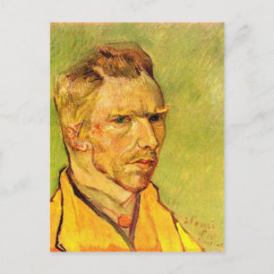 Self-Portrait for Friend Laval, Van Gogh Fine Art Postcard