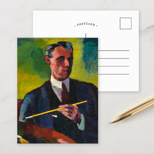 Self Portrait Henry Lyman Saÿen Postcard