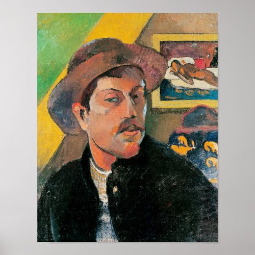 Self Portrait in a Hat 1893_94 Poster