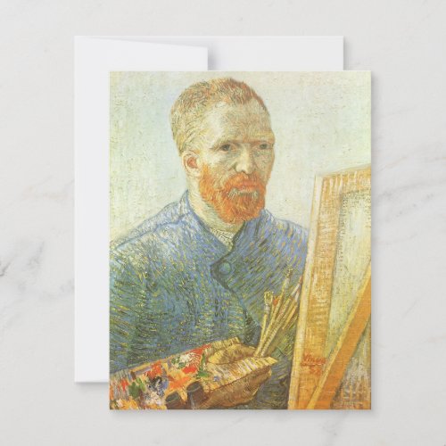 Self Portrait in Front of Easel Vincent van Gogh