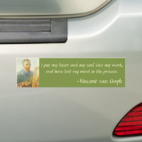 Love People” Art Palette Van Gogh Quote Sticker