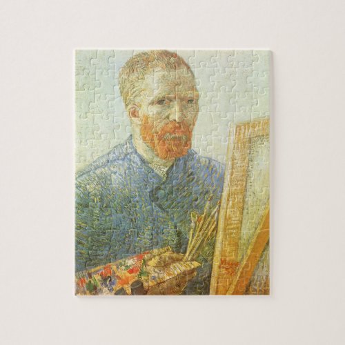 Self Portrait in Front of Easel Vincent van Gogh Jigsaw Puzzle