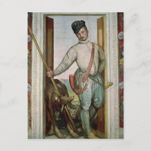 Self Portrait in Hunting Costume 1562 Postcard
