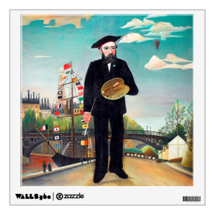 Self Portrait, Landscape, Rousseau Wall Decal