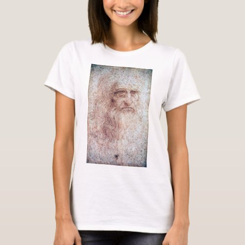 Self Portrait Leonardo da Vinci T_Shirt