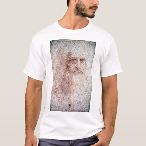 Self Portrait Leonardo da Vinci T_Shirt