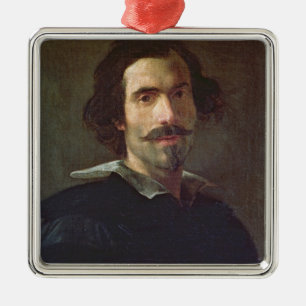 Self Portrait Metal Ornament