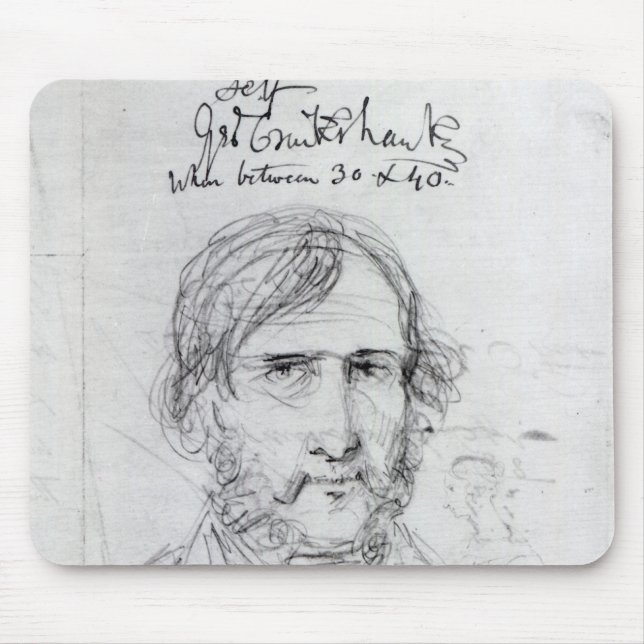 Self-portrait Mouse Pad (Front)