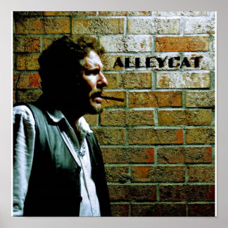 Self-Portrait of Bruce AlleyCat Poster