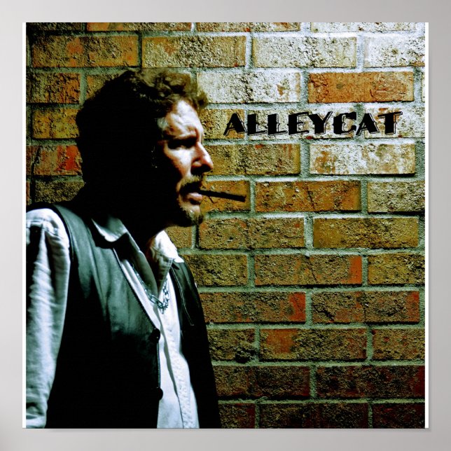 Self-Portrait of Bruce AlleyCat Poster (Front)