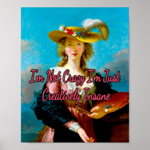 Self Portrait of Elisabeth Louise Vigee Le Brun Poster