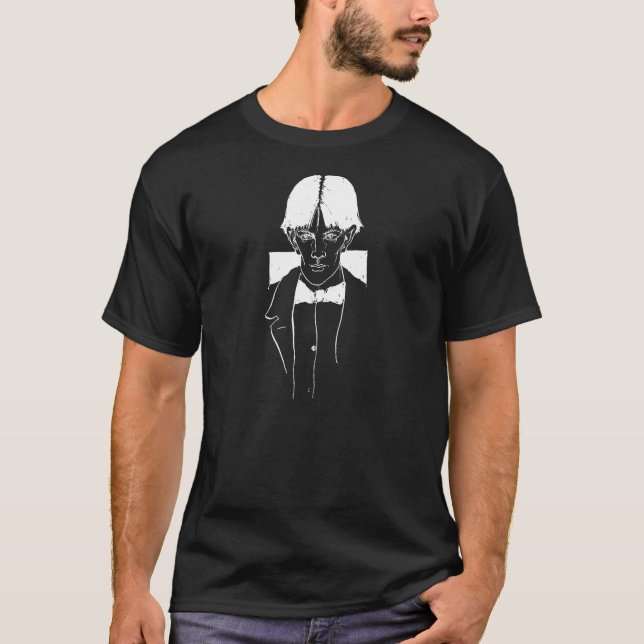 Self-Portrait of English artist, Aubrey Beardsley T-Shirt (Front)