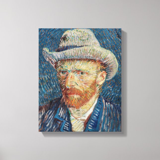 Self portrait of Van Gogh Canvas Print (Front)