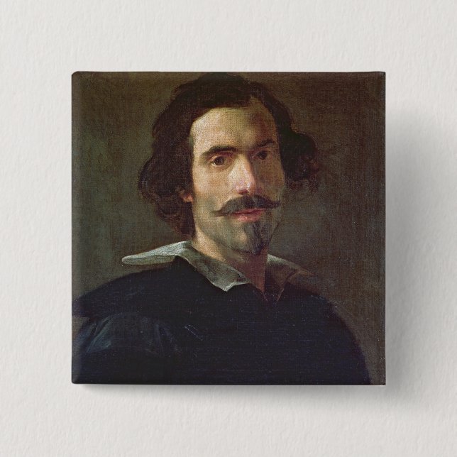 Self Portrait Pinback Button (Front)