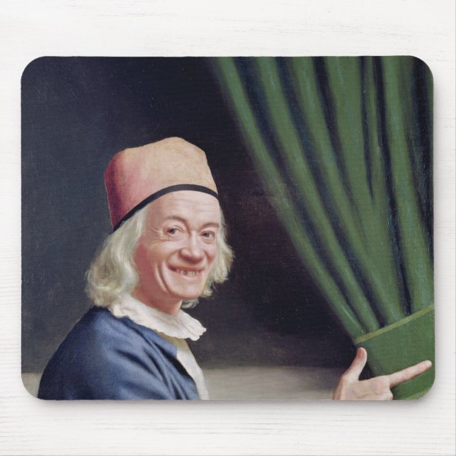 Self Portrait Smiling, c.1770-73 Mouse Pad (Front)