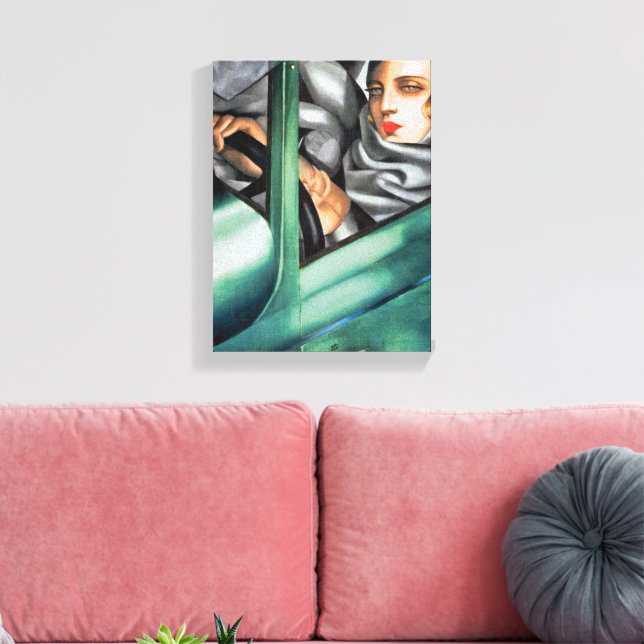 Self Portrait | Tamara De Lempicka | Canvas Print (Insitu(LivingRoom))