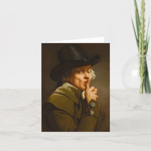 Self Portrait The Silence by Joseph Ducreux Thank You Card