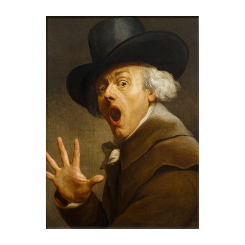 Self_Portrait The Surprise by Joseph Ducreux Acrylic Print