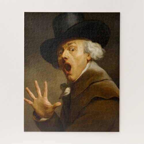 Self_Portrait The Surprise by Joseph Ducreux Jigsaw Puzzle