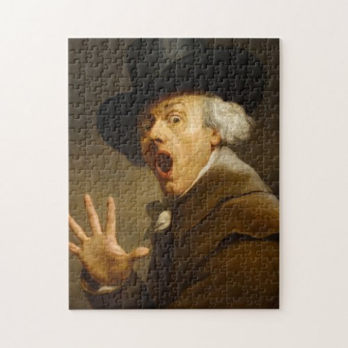 Self_Portrait The Surprise by Joseph Ducreux Jigsaw Puzzle