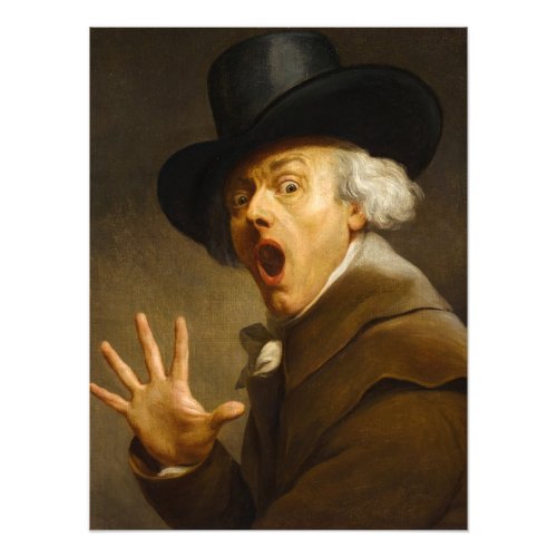 Self_Portrait The Surprise by Joseph Ducreux Photo Print