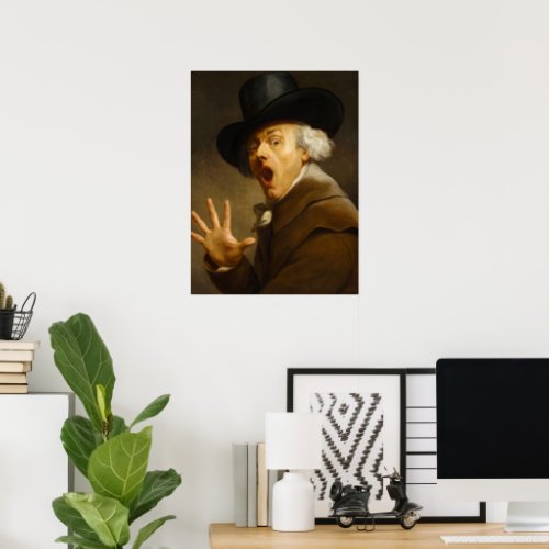 Self_Portrait The Surprise by Joseph Ducreux Poster